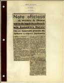 Nota oficiosa do Ministério do Ultramar