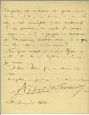 Carta de Alfredo Pimenta para Teófilo Braga
