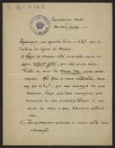 Carta de Abílio Augusto de Brito e Nascimento a Teófilo Braga