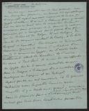 Carta de W. Lutostawski para Teófilo Braga