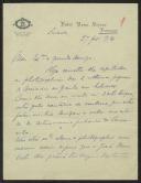 Carta de Joaquim Bensaude a Teófilo Braga