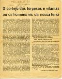 O cortejo das torpesas e vilanias ou os homens vis da nossa terra