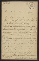 Carta de Francisco de Sá Nogueira a Teófilo Braga