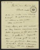 Carta de Ruy Coelho para Teófilo Braga