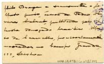 Cartão de visita de José do Espirito Santo de Battaglia Ramos