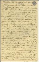 Carta de Teófilo Braga para Maria do Carmo Xavier de Barros Leite