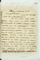 Cópia de carta de Manuel Teixeira Gomes para José Teixeira Gomes
