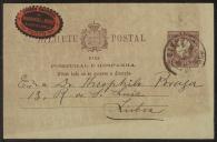 Bilhete-postal de Magalhães Moniz a Teófilo Braga