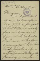 Carta de E. M. N. L. S. J. a Teófilo Braga