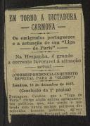 Em torno à ditadura - Carmona