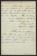 Carta de Anselmo de Morais para Teófilo Braga