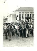 Fotografia de Ramalho Eanes durante a campanha eleitoral