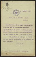 Carta de Centro Espanhol a Teófilo Braga