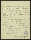 Carta de Joaquim de Araújo a Salchichoni
