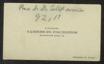 Carta de Cândido de Figueiredo a Teófilo Braga