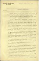 Cópia de carta de Bartolomeu Ferreira para Afonso Costa
