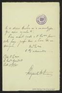Carta de Rogério da Sousa Ferreira a Teófilo Braga