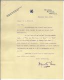 Carta de J. E. Harold Terry para J. A. de Bianchi