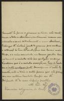 Carta de Francisco Nogueira de Brito, do Arquivo da Torre do Tombo, a Teófilo Braga
