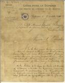 Carta de P. Ponsonnet para Teófilo Braga