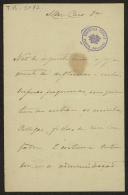 Carta de J. Ribeiro a Teófilo Braga