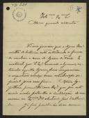 Carta de Benjamim de Carvalho Vasques de Mesquita a Teófilo Braga