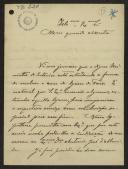 Carta de Benjamim de Carvalho Vasques de Mesquita a Teófilo Braga
