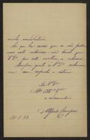 Carta de Alfredo Campos a Teófilo Braga