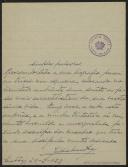 Carta de Júlia Cunha a Teófilo Braga