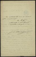 Carta de J. de Oliveira Garção a Teófilo Braga