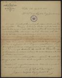 Carta de Joaquim Cardejo de Sousa Gonçalves, da Academia de Estudos Livres, a Teófilo Braga
