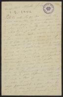 Carta de Ana Amália Martins da Cruz Xavier para Maria do Carmo Braga