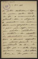 Carta de José Dias Deus a Teófilo Braga