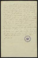 Carta de Ana Amália Martins da Cruz Xavier para Maria do Carmo Braga