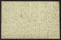 Bilhete-postal de Joaquim de Araújo a Teófilo Braga