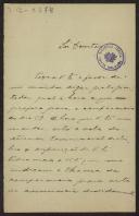 Carta de Emílio Costa a Teófilo Braga