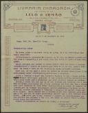 Carta da Livraria Chardron de Lelo & Irmão, Lda a Teófilo Braga