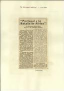 Portugal y la Batalla de Africa