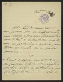 Carta de António Luz a Teófilo Braga