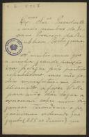 Carta de António Pedro Júnior a Teófilo Braga