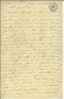 Carta de Teófilo Braga para Maria do Carmo Xavier de Barros Leite