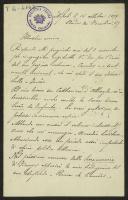 Carta de Antonio Padula a Teófilo Braga