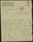 Carta de Henrique Lopes de Mendonça para Teófilo Braga