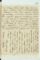 Cópia de carta de Manuel Teixeira Gomes para Pedro de Tovar