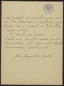Carta de José Augusto de Castro a Teófilo Braga