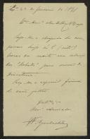 Carta de A. Azevedo e Silva a Teófilo Braga