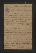 Carta de Anselmo de Morais para Teófilo Braga