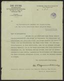 Carta de F. Seigmund-Schultze, do Die Eiche, a Teófilo Braga