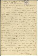 Carta de Teófilo Braga para Maria do Carmo Xavier de Barros Leite