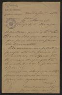 Carta de José António Rodrigues, da Livraria Nacional e Estrangeira, a Teófilo Braga